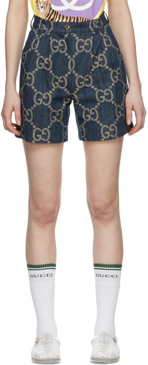 gucci short jeans|net a porter gucci shorts.